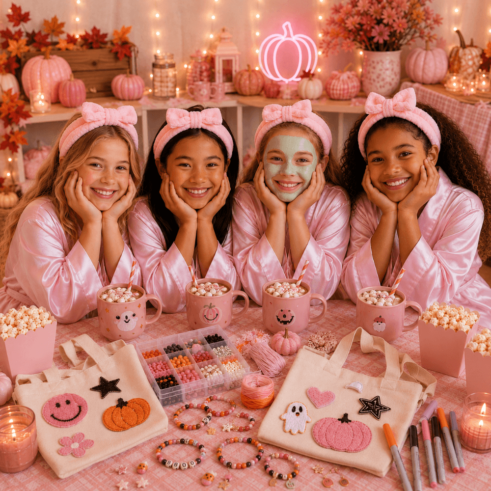 Cozy Pink Pumpkin Patch Spa Camp™: SEPTEMBER